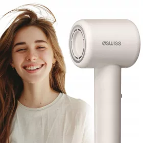    Unisex 4Swiss AirCare Haartrockner, leise, leistungsstark, 1700 W, 8 Betriebsmodi