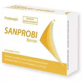   Sanprobi Barrier - Hochwertiges Probiotikum mit 8 probiotischen Bakterienstämmen, 40 Kapseln