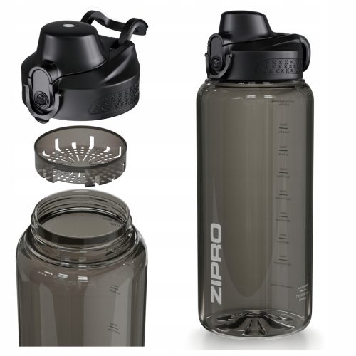  Wasserflasche, Sportflasche, BPA-frei, Tritan, 1000 ml, 1 l, Zipro