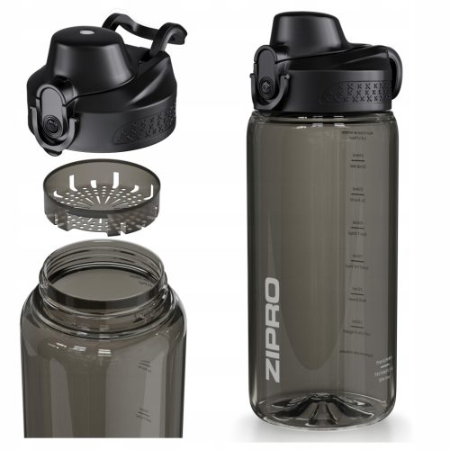  Wasserflasche, Sportflasche, BPA-frei, Tritan, 800 ml, 0,8 l, Zipro
