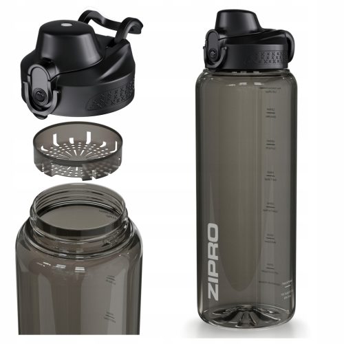  Wasserflasche, Sportflasche, BPA-frei, Tritan, 1500 ml, 1,5 l, Zipro