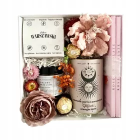    Box-Set, Geschenkkorb für jeden Anlass für Damen, Flowerbox-Süßigkeiten