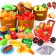  Spielzeugspiel zum Schneiden von Obst und Gemüse für Kinder
