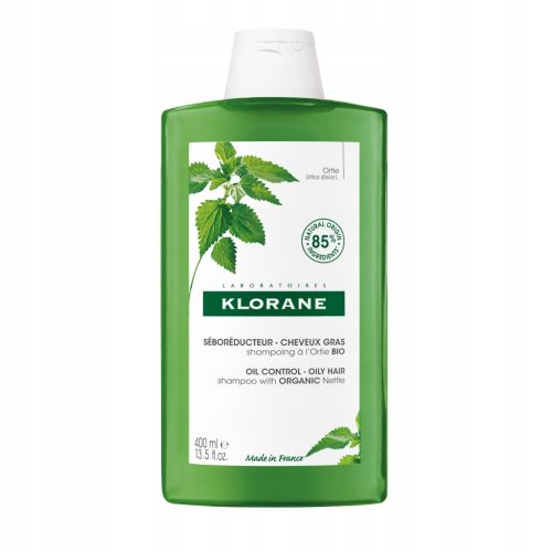 Klorane Shampoo mit organischer Brennnessel für fettiges Haar - 400 ml
