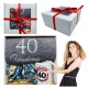  Geburtstagsgeschenk 18–99, Geschenkkorb, Handtuch, Tasse, Schlüsselband mit Glas