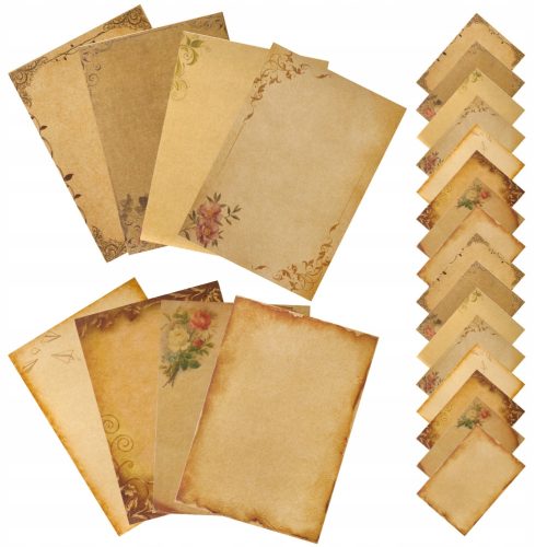  Romantischer Liebesbrief aus Vintage-Briefpapier