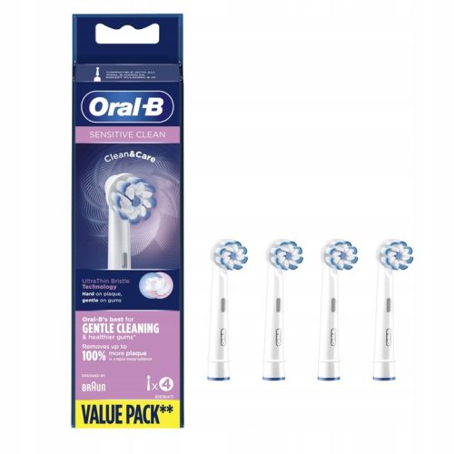  Braun Oral-B Köpfe für die elektrische Zahnbürste Sensi UltraThin EB60-4