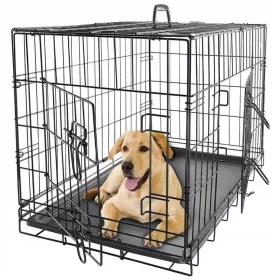    Preston Käfig aus pulverbeschichtetem Stahl, mittelgroßer Hund, 61 x 91 x 73 cm