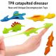  25-teiliges Dinosaurier-Fingerspielzeug mit Schleuder, nützliches Katapultspielzeug