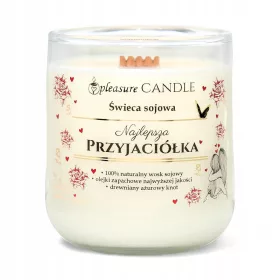    NAJLESZPA FRIEND Sojakerze als Geschenk 190g/40h handgegossen