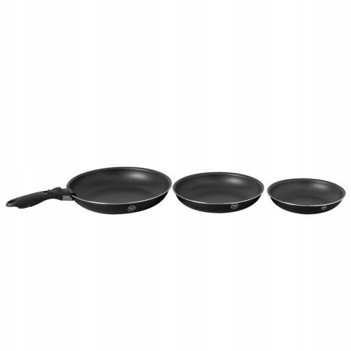  MG home Clever Kitchen Bratpfannen-Set 7105022005B schwarz 4-tlg.