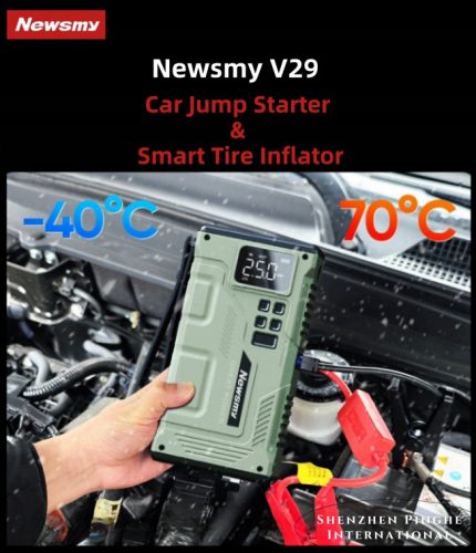  Newsmy V29 Auto-Starthilfe und intelligentes Reifenfüll-, Booster- und Füllgerät