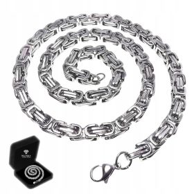  DICKE KETTE Silberne byzantinische Königskette für Herren