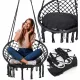  Boho Swing Storchennest Hängesessel für Haus und Garten Kissen 150 kg