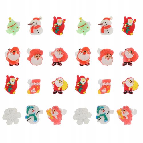  Geschenktüte Kinderringe Blinkender Weihnachtsmann 50 Stk