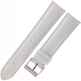  TEKLA K50 – 20 mm – Krokodil – WEISS – Lederarmband