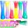  SLIME GLUT GLITTER SET 6 STÜCK GROßES schleimiges farbiges Kunststoff-Gürteletui