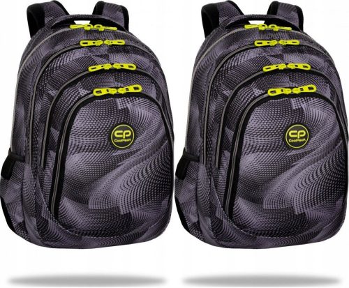 Sportlich-schicker Schulrucksack für Jugendliche in Schwarz mit 3D-Effekt (27 l)