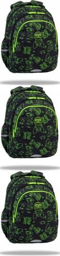 Schulrucksack Jerry 21L Game Night Schwarz Neon - Ideal für anspruchsvolle Schüler