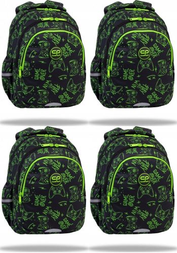 Schulrucksack Jerry 21L Game Night Black Neon für anspruchsvolle Schüler