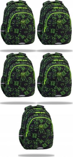 Schulrucksack Jerry 21L Game Night Black Neon - Strapazierfähig und komfortabel