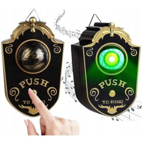    Augen-Türklingel, ein Auge, glitzernde Geräusche, Halloween-Ornament, Dekoration