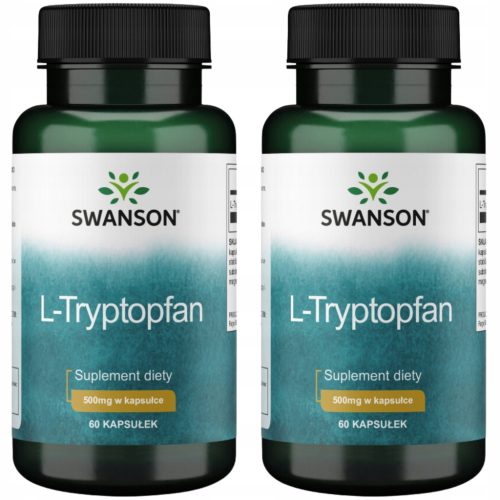 Swanson L-Tryptophan 500mg - Natürliche Unterstützung für gesunden Schlaf und Serotoninspiegel, 120 Kapseln