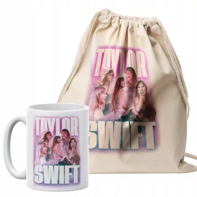  Baumwollrucksack + Taylor Swift Tassenset Für Fans