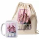  Baumwollrucksack + Taylor Swift Tassenset Für Fans