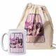  Set aus Baumwollrucksack + Tasse Olivia Rodrigo für Fans