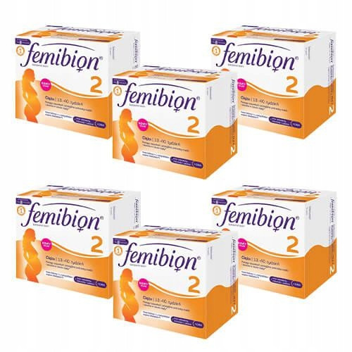  Nahrungsergänzungsmittel Merck Femibion 2 Schwangerschaft 56 Tabletten + 56 Kapseln