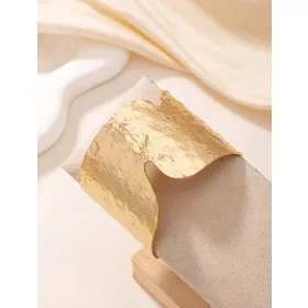    Goldarmband, breit, dick, unregelmäßig, asymmetrisch, gecrasht