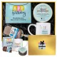  Eine GESCHENKBOX für eine zusätzliche GEBURTSTAGSparty mit Kaffee, Schokolade und einer GESCHENKTasse