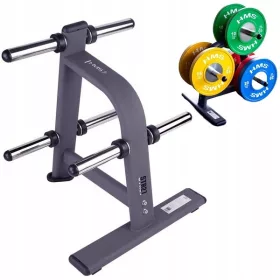    STÄNDER Für Platten mit einem Gewicht von bis zu 500 kg nimmt der 6-Stift-Ständer aus Stahl wenig Platz ein