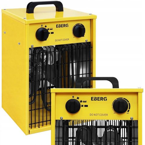  EBERG Elektroheizung, Gebläse, Heizkörper, Thermostat, Leistung 3 kW