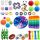  34 Set zusammendrückbare Anti-Stress-Squishy-Spielzeuge