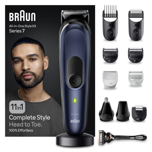  Braun All-In-One Series 7 MGK7440, 11-in-1-Set für Bart, Haare, Rasur und mehr