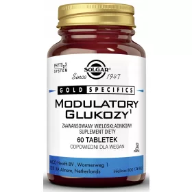   SOLGAR GLUKOSE MODULATOR - Zink & Chrom für optimalen Stoffwechsel, 60 Tabletten