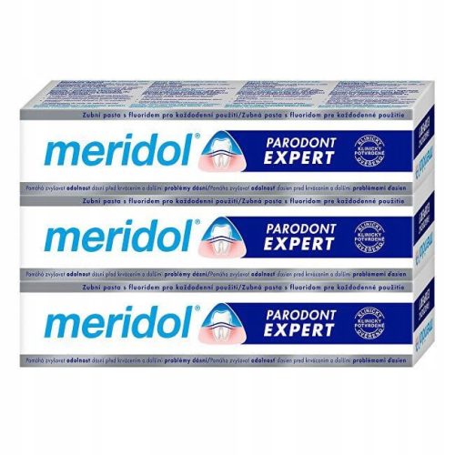  Meridol Parodont Expert Zahnpasta 75 ml Trippack