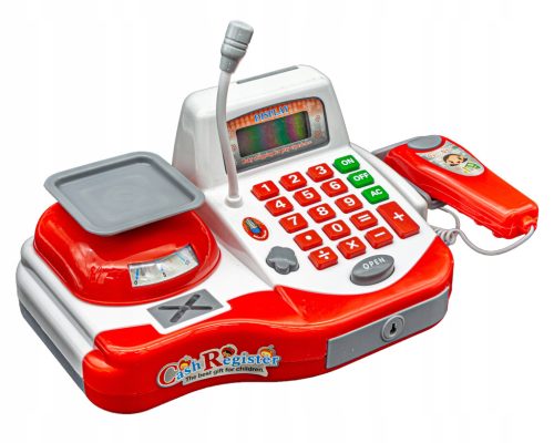  Bildungsgeschäft, Registrierkasse, Produkte, Scanner, Warenkorb, Mikrofon, Münzen