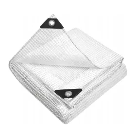 UV-resistente, verstärkte und transparente Schutzplane 6x8m