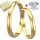  Klassische Eheringe aus 333er Gelbgold, Breite 3 mm, halbrund + Diamant