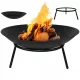  Gartenfeuer Palermo 60 cm für Lagerfeuer Grill Kessel Stahl schwarz