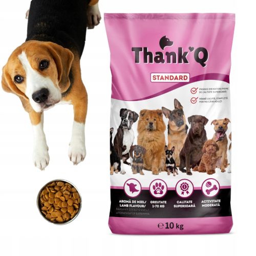  THANK'Q STANDARD Hundefutter mit Lammgeschmack, 10 kg