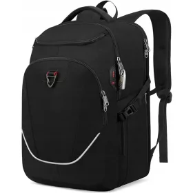   Wasserdichter Großraum-Rucksack für 17,3-Zoll-Laptops mit USB-Anschluss und Schloss