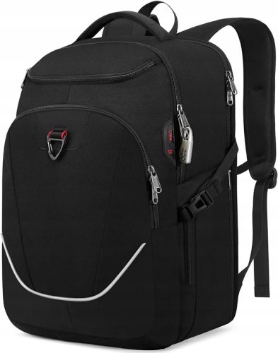 Wasserdichter Großraum-Rucksack für 17,3-Zoll-Laptops mit USB-Anschluss und Schloss