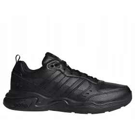   Schwarze Herren-Sportschuhe für das Training im Fitnessstudio adidas STRUTTER EG2656 44 2/3