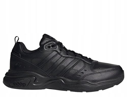 Schwarze Herren-Sportschuhe für das Training im Fitnessstudio adidas STRUTTER EG2656 44 2/3