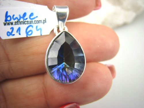  2164 Zarter Classic LUX Anhänger Mystic Topas Nachtanhänger Silber 925