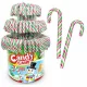 Weihnachtsbaum-Lollipops in Rot, Grün und Weiß, 100 Stück